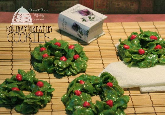 Holiday Wreath Cookies kali ini by Cha  